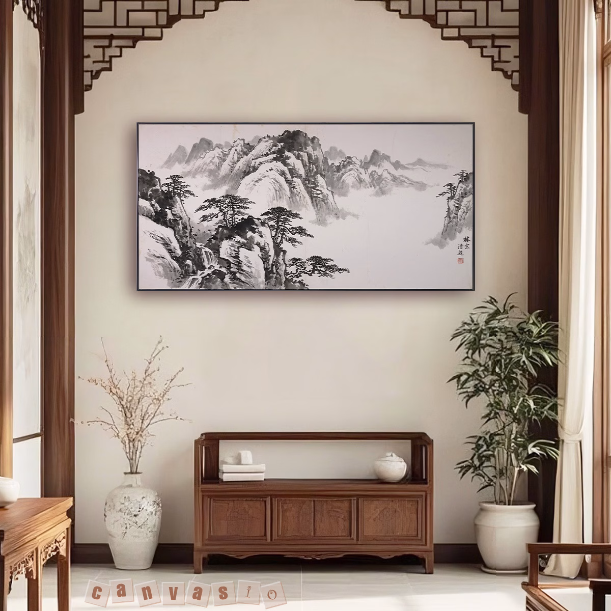 Tranh Canvas Phong Cảnh Núi Rừng | Mã KAP-PC 0035 Tranh Canvas Phong Cảnh Núi Rừng | Mã KAP-PC 0035