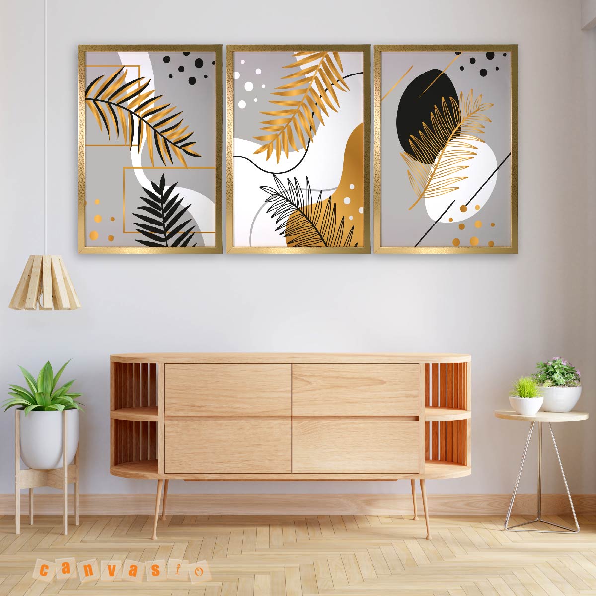 Bộ tranh canvas lá cây nghệ thuật trừu tượng hiện đại | Mã số KAP-HL 00010 Bộ tranh canvas lá cây nghệ thuật trừu tượng hiện đại | Mã số KAP-HL 00010